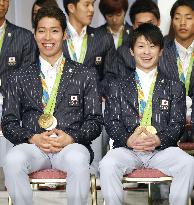 Olympics: Japanese medalists express thanks, hope to impress in 2020