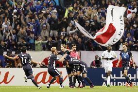 Soccer: Japan beat Saudi Arabia 2-1 in World Cup q'fier