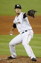 Marlins' Tazawa pitches scoreless inning of relief