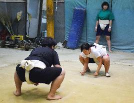 Women's sumo in Japan