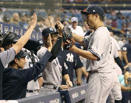 Baseball: Yankees' Tanaka