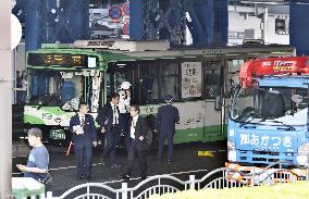 Fatal bus accident in Kobe