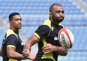 Rugby: Japan training for World Cup warm-up vs. S. Africa