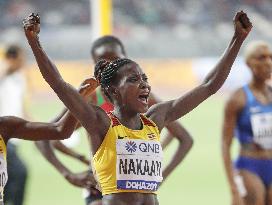 Athletics: women's 800-m at world c'ships