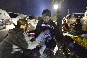 Quakes hit southwestern prefecture of Kumamoto