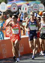 Olympics: China's Wang wins men's 20km walk gold