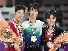 Hanyu becomes 1st to win 4 straight GP Finals