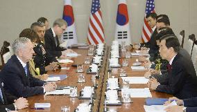 S. Korea, U.S. begin defense ministers' talks