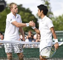 Tennis: Japan's Sugita advances to Wimbledon 2nd round