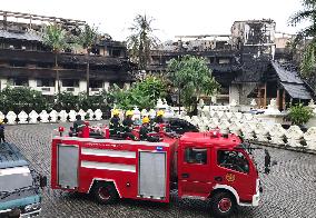 Fire at luxury Myanmar hotel kills at least 1