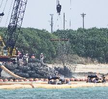 Okinawa U.S. base construction