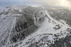 Volcano erupts near ski resort in Japan