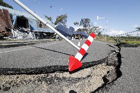 Strong earthquake hits Hokkaido