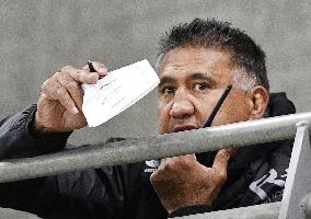 Rugby: Japan head coach Jamie Joseph