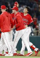 Baseball: Athletics v Angels