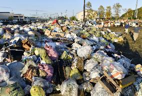 Aftermath of Typhoon Hagibis in Japan