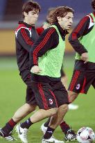 AC Milan practice for Club World Cup semifinals