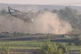 (1)U.S. CH-47 Chinook helicopter shot down