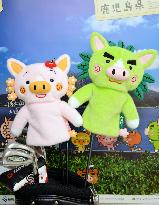 Kagoshima mascot characters become golf club covers