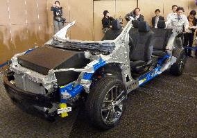 Toyota shows vehicle frame to explain new modular platform