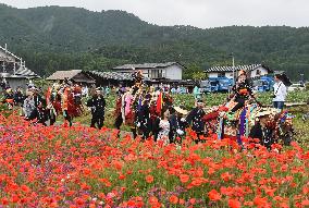 Traditional horse festival held in northeastern Japan