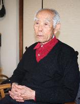 Japanese man recalls ordeal in Japan-ruled Manchuria during WWII