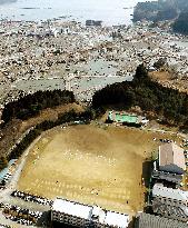 Tsunami-hit coastal town