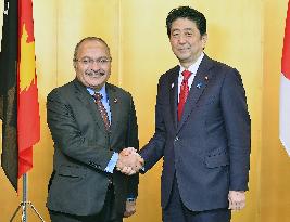 Japan, Papua New Guinea leaders hold talks in Nagoya