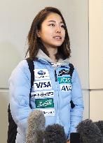 Ski jumping superstar Takanashi returns home