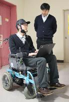 Japan researchers create more comfortable tongue-operated wheelchair