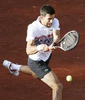 Tennis: Djokovic moves into French Open q'finals