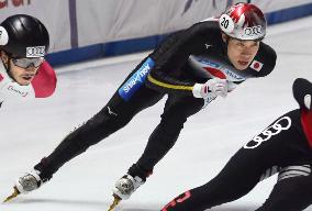 Short track speed skating in Budapest