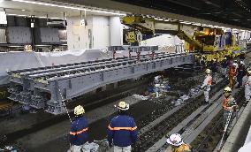 Construction for Chuon Shinkansen under way