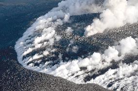 Powerful eruption observed again at Mt. Shimmoe