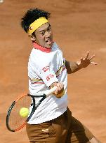 Tennis: Nishikori at Italian Open