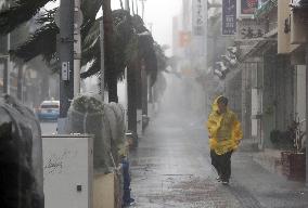 Trami approaching southern Japan