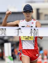 Athletics: Suzuki sets national record in men's 50km race walk