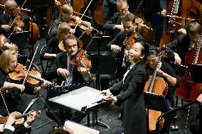 Japanese woman wins top prize at int'l competition for young conductors