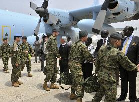 GSDF engineers arrive in South Sudan
