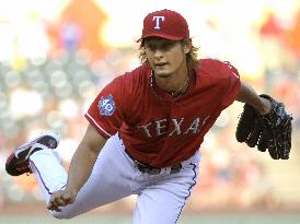 Darvish beats A's for 6th win