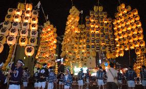 Kanto Festival begins in Akita