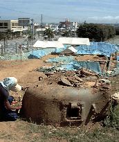 Sherman tank part found at Okinawa archeological site