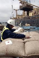 Japanese rice aid bound for Iraq