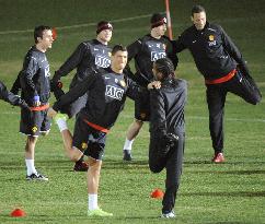 Manchester United arrives in Japan for FIFA Club World Cup