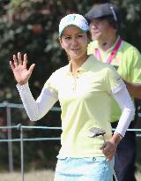 Japan's A. Miyazato at ISPS Handa Women's Australian Open