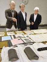 Materials gathered by 1st head of Hiroshima peace museum unveiled