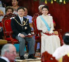 Japan crown prince, princess attend Tonga coronation ceremony