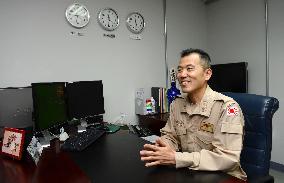 MSDF Rear Adm. Ito, commander of multinational antipiracy forces