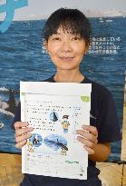 Marine life research featured in English textbook in Japan