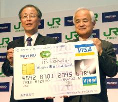 JR East, Mizuho to issue IC card with cash, credit, ticket funct